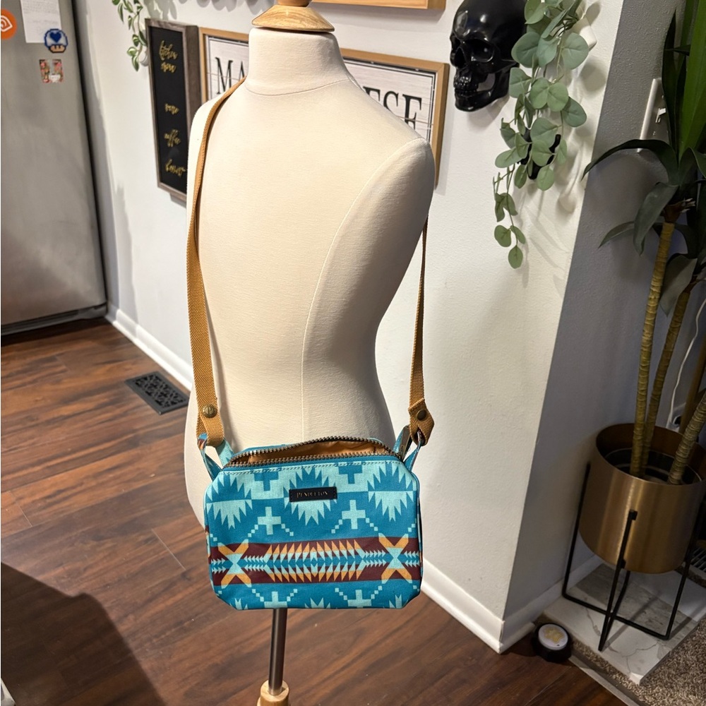 Invicta Blue Patterned Crossbody Bag
